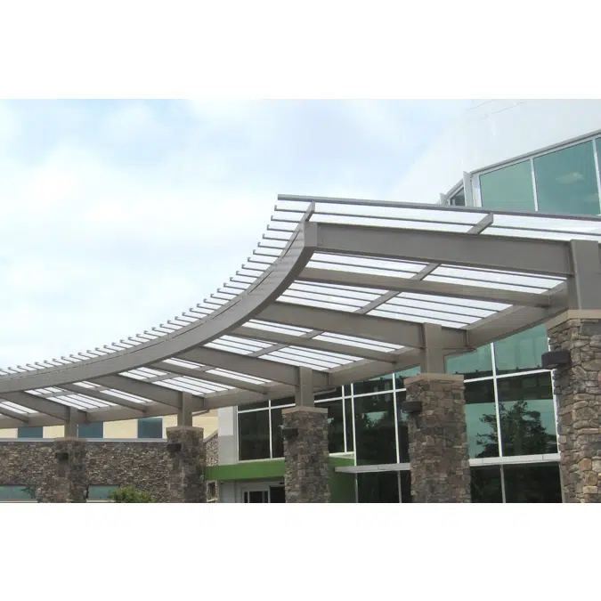 U-Lite™ Translucent Monolithic Polycarbonate Canopies