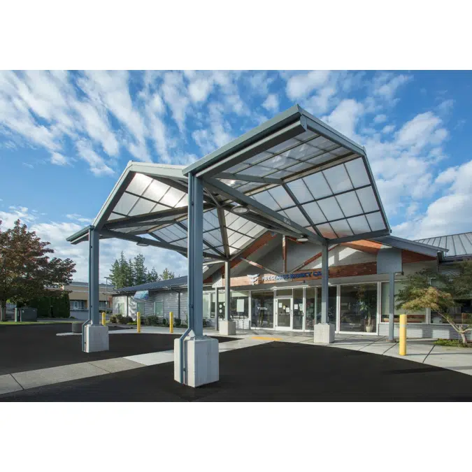 Briteway® Translucent Polycarbonate Canopies