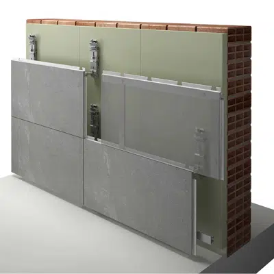 imagem para CP-VENTIL-GS SYSTEM External ventilated Facade