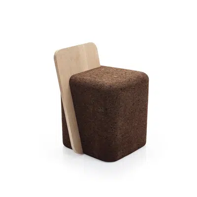 obraz dla SOFALCA-BLACKCORK-CUT STOOL