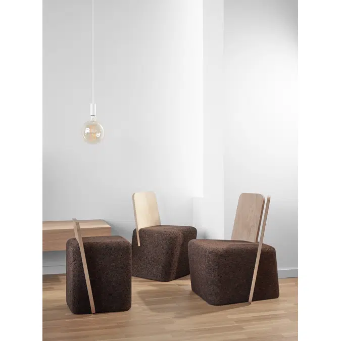 SOFALCA-BLACKCORK-CUT CHAIR