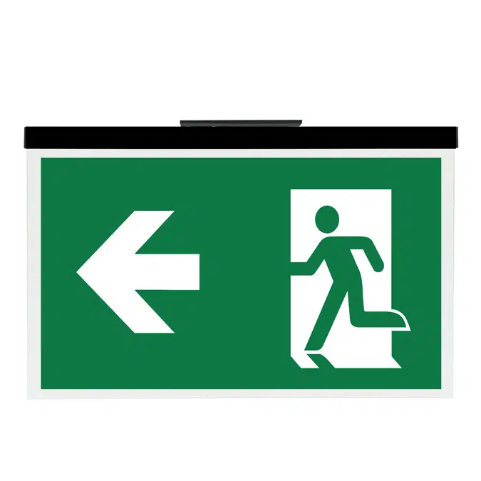 Spazio Sign emergency lighting