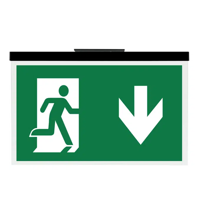 Spazio Sign emergency lighting