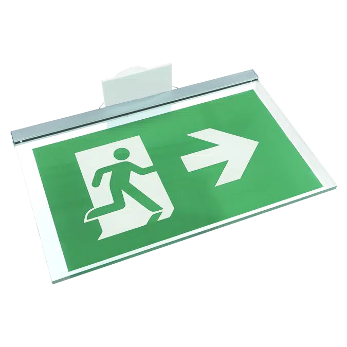 Spazio Sign emergency lighting