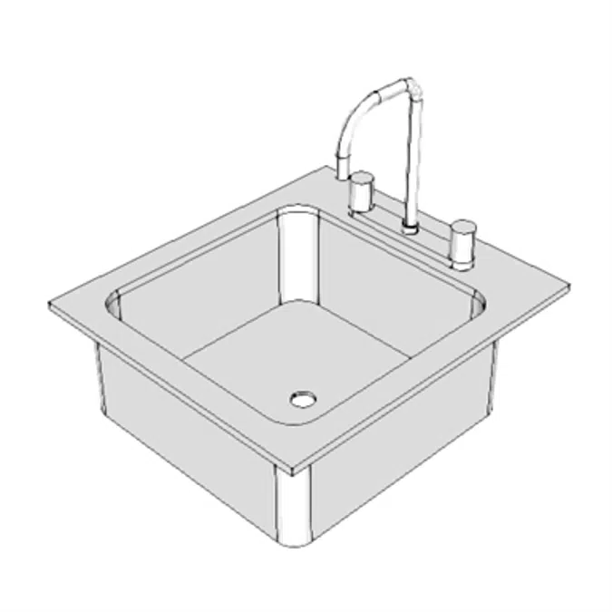 CS070 - Sink, SS, Single Compartment