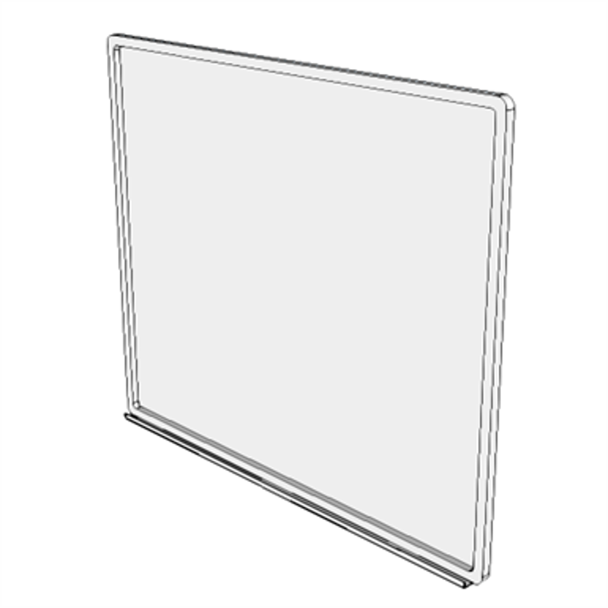 BIM objects Free download! F3060 Whiteboard, Projection Screen