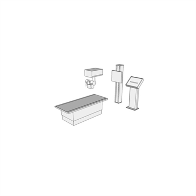 BIM objects - Free download! X5700 - Radiographic Unit, 65 kW, Non-Tilt ...