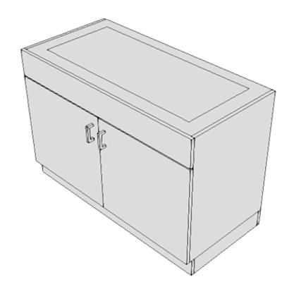 imagem para C05P0 - Cabinet, Sink, U/C/B, 2 Door, 36x48x22