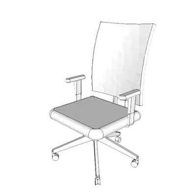 kép a termékről - F0275 - Chair, Swivel, High Back