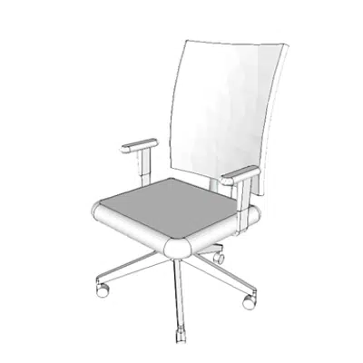 imagen para F0275 - Chair, Swivel, High Back