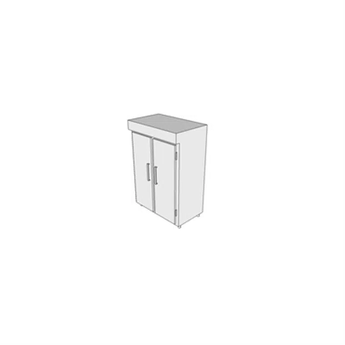 R6280 - Refrigerator, Lab, SS, 2 Door, 6 Shelves