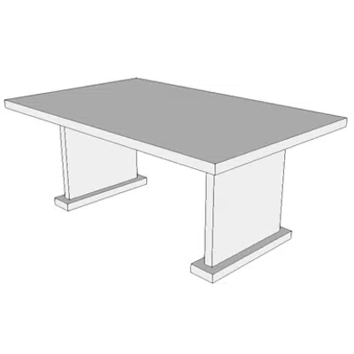 Image for F0755 - Table, Conference, Wood