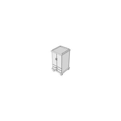 Image for M8965 - Cart, Fetal Monitoring, Birthing Room