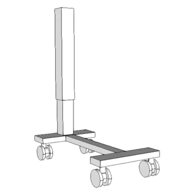 BIM objects - Free download! M7040 - Table, Overbed | BIMobject