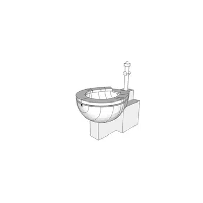 Image for P9401 - Toilet, Floor Mounted, Psychiatric