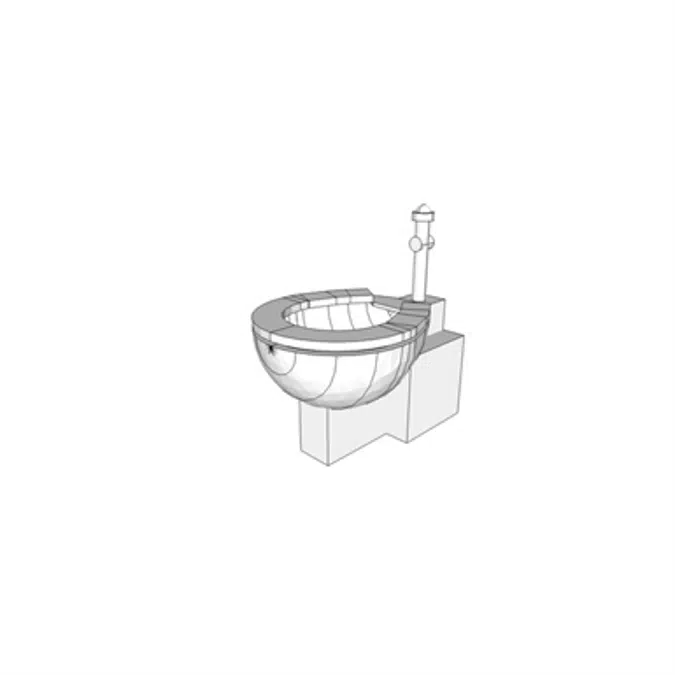 P9401 - Toilet, Floor Mounted, Psychiatric