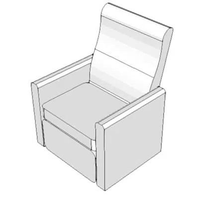 bilde for M1400 - Chair, Blood Donor, Recliner, Manual or Pneumatic