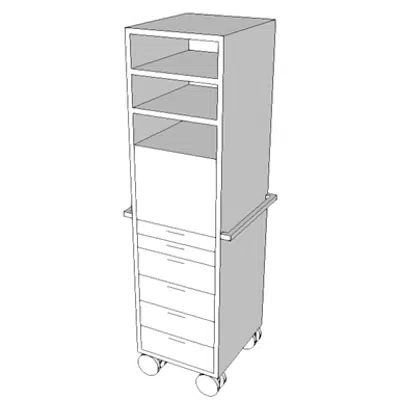 Image pour E0963 - Cart, General Storage, Mobile