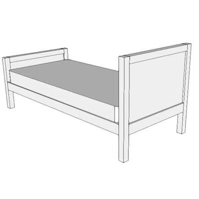 Obrázek pro F2405 - Bed, Non-medical, Single