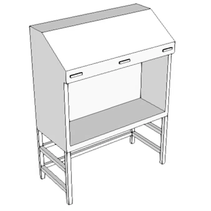 BIM objects - Free download! L2275 - Hood, Fume, Radioisotope, Bench ...