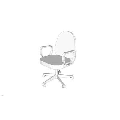 F0285 - Chair, Secretarial, Tilt Back, Adjustable Height 이미지