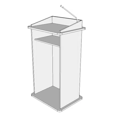 Image pour F2105 - Lectern, Mobile, With Self Contained Audio