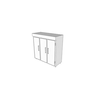 Image pour R7600 - Refrigerator, Three Door, 75 CUFT