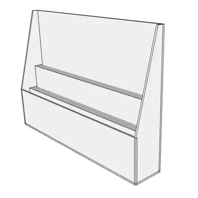 Image for F2310 - Rack, Pamphlet, Wall Mounted