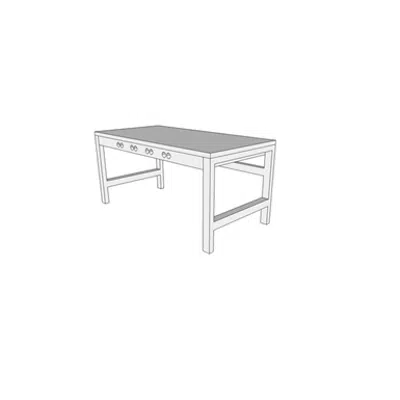 T0801 - Workbench, Electric, Pedestal Base图像