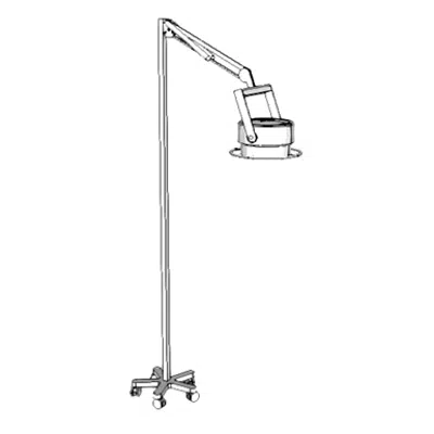 Image for M7401 - Light, Exam, Mobile, Spotlight, Mobile Stand