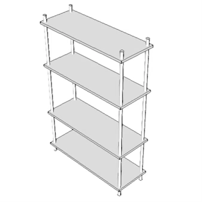 M2055 - Shelving, Storage, Wire, CRS, w/Adjustable Shelves