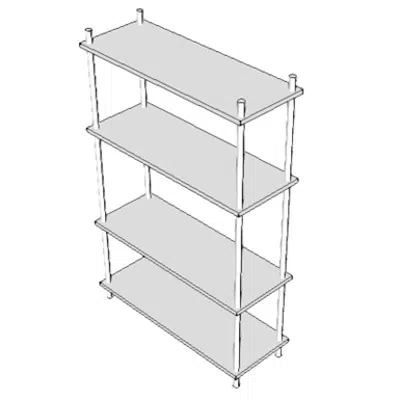 Image for M2055 - Shelving, Storage, Wire, CRS, w/Adjustable Shelves