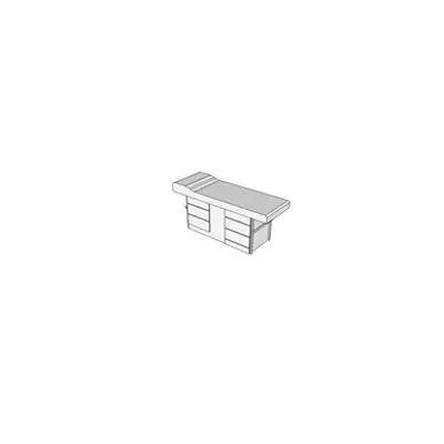 kép a termékről - M9025 - Table, Examination/Treatment, With Cabinet