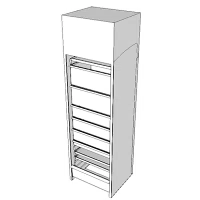 Obrázek pro E0906 - Locker, Supply, General, Wall Mtd