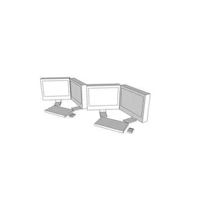 รูปภาพสำหรับ X4124 - Console, PACS, Remote View, w/Four 2MP Monitors