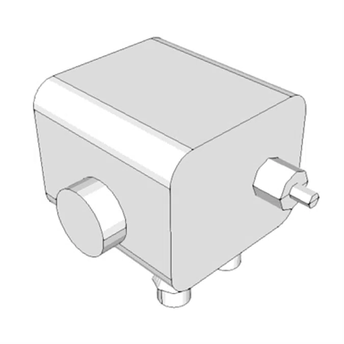 BIM objects - Free download! M0760 - Proportioner (Blender), Oxygen/Air ...