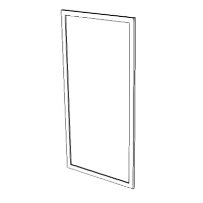 Image pour A1085 - Mirror, SS, With SS Frame