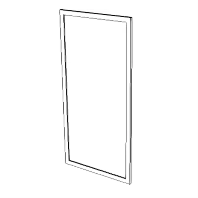 A1085 - Mirror, SS, With SS Frame