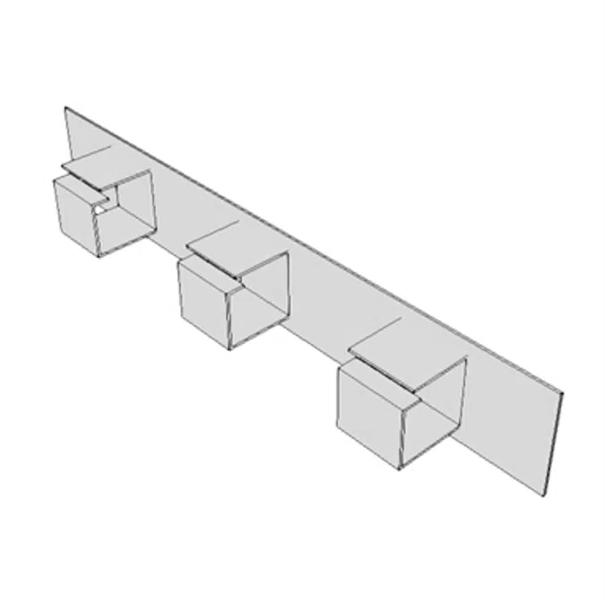 A0901 - Cable Management, Horizontal Base Unit