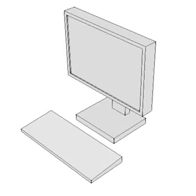 Image for M1801 - Computer, Microprocessing, w/Flat Panel Monitor