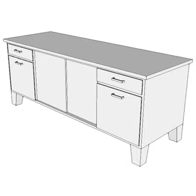 Image for F0600 - Credenza, Executive, Wood