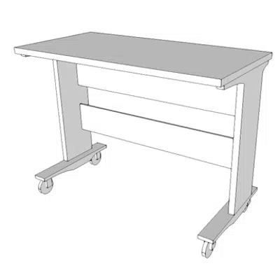 Зображення для E0703 - Table, Process, Adj Height, 5 Drawer