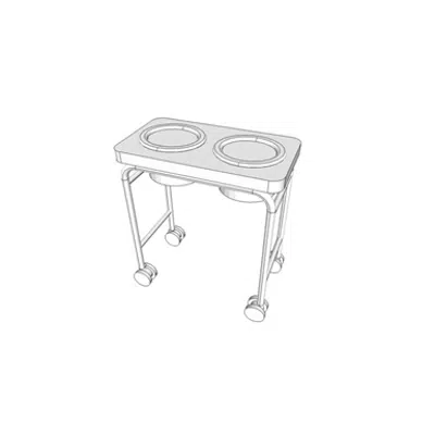 Image for M8920 - Stand, Basin, CRS, Mobile, Double