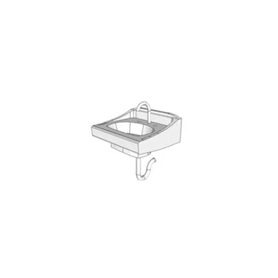 Obrázek pro P3200 - Lavatory, Vitreous China, Slab Type w/Sens Op Fauc