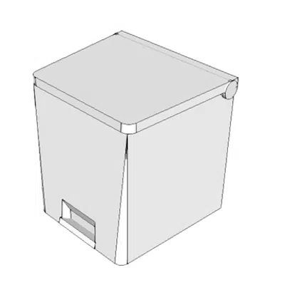 M3073 - Container, Biohazard Waste, Step-on, Fire Safe图像