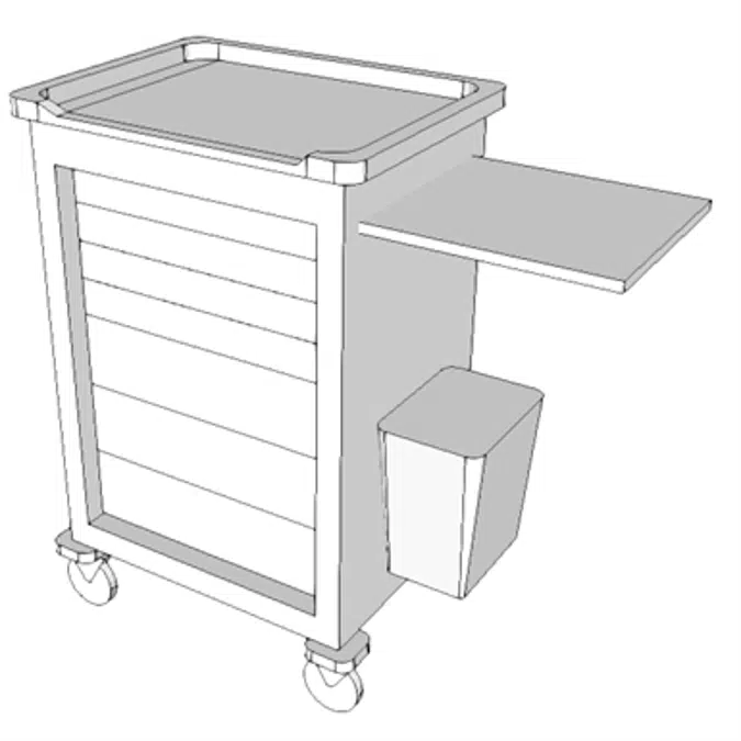 E0957 - Cart, Medication, Mobile