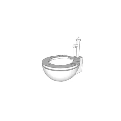 kuva kohteelle P9050 - Toilet, Wall Hung, Siphon Jet