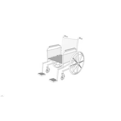 Image for M4705 - Wheelchair, Patient Transport, Folding