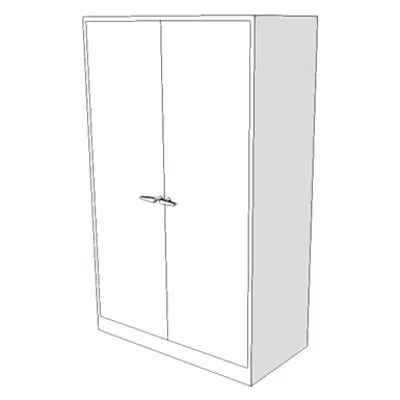 F0465 - Cabinet, Storage, 2 Door, 5 Shelf 이미지