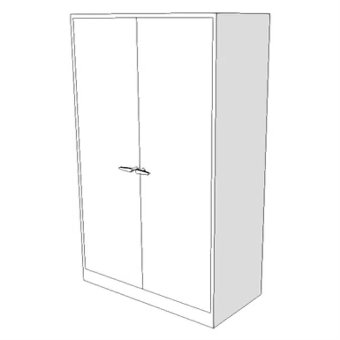 BIM objects - Free download! Extra deep storage cabinet SPIRIT  1900x1020x635mm